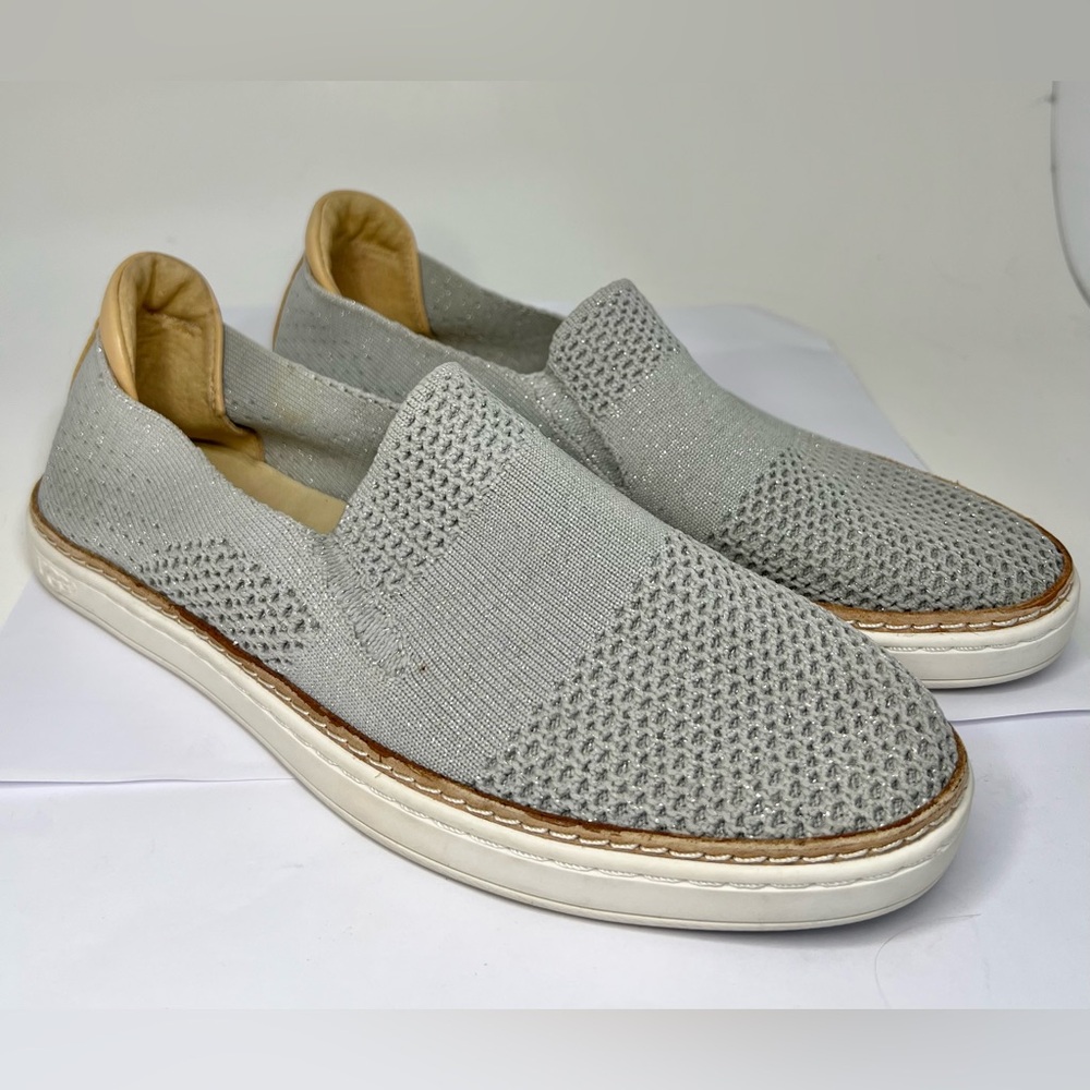 UGG Sammy Knit Sneakers Metallic Glitter